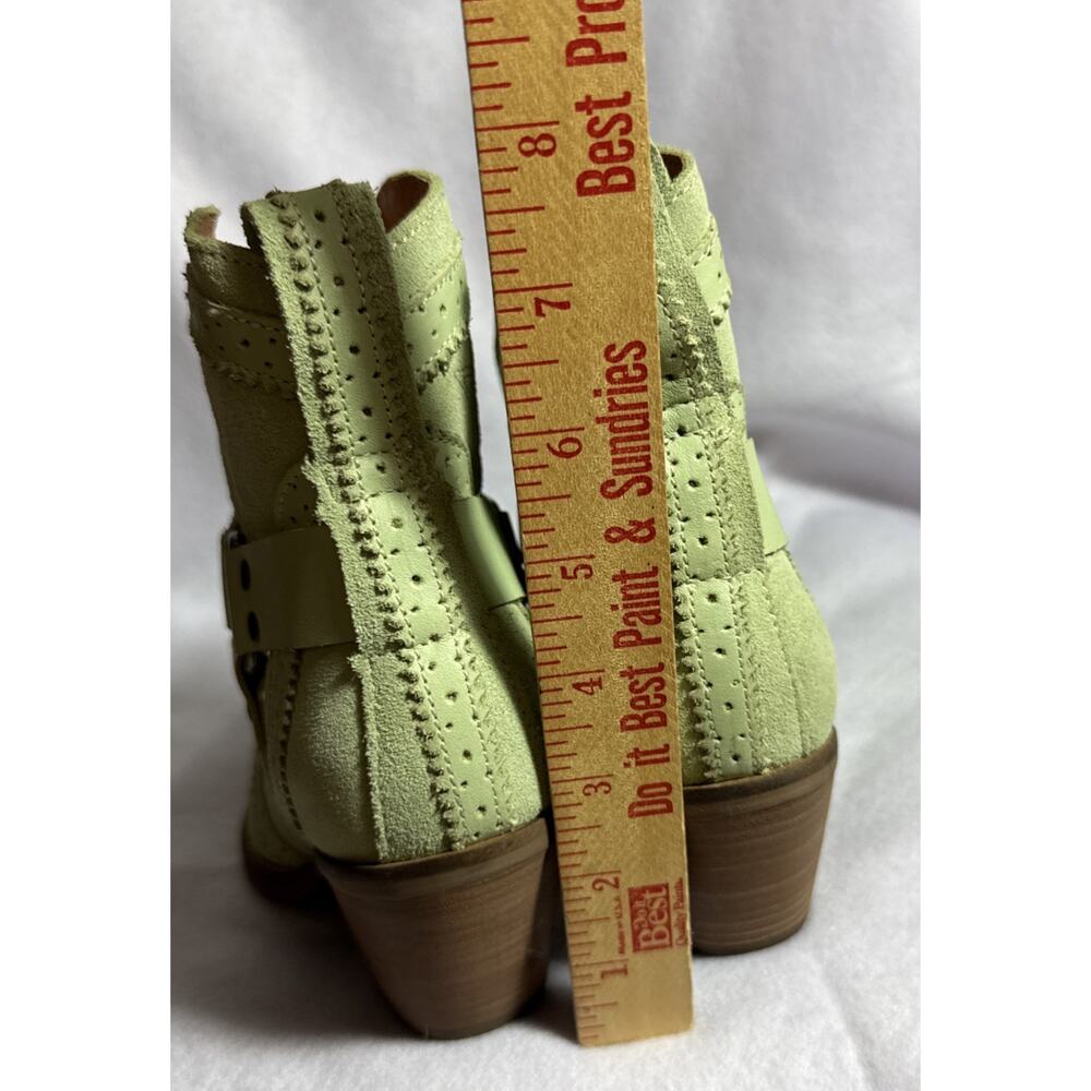 Dingo Ladies Gummy Bear Mint Green Harness Western Booties Pointed Toe NEW Sz 7 - Picture 7 of 9